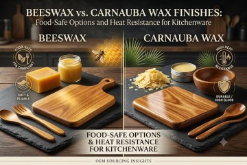Beeswax vs. Carnauba Wax Finishes: Food-Safe Options and Heat Resistance for Kitchenware